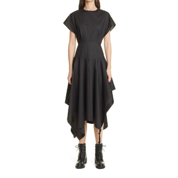 MONCLER GENIUS Dresses & Skirts - 1 Moncler JW Anderson Handkerchief Hem Dress Black Size 42